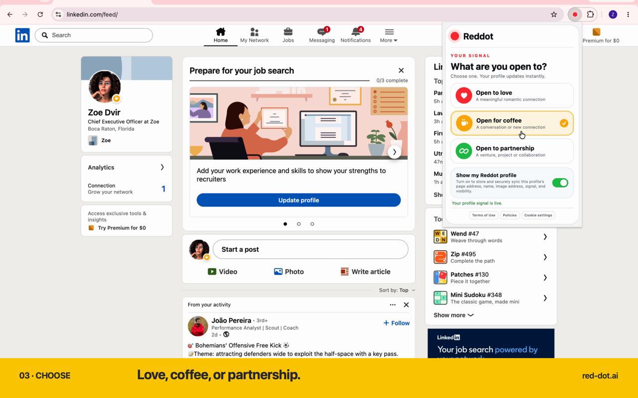 Reddot launches free Chrome extension for voluntary intent signals while browsing LinkedIn