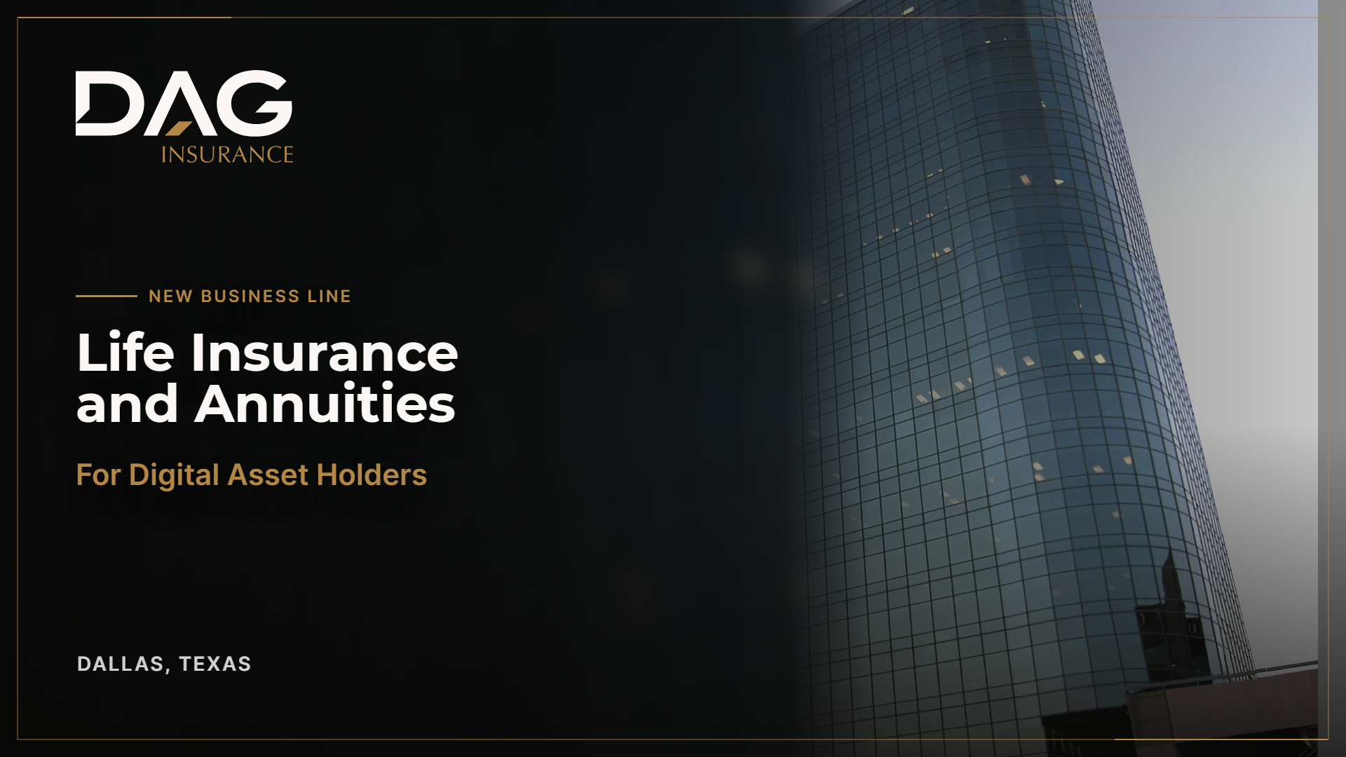 Digital Ascension Group Launches DAG Insurance, Bringing Life Insurance and Annuities to Digital Asset Holders