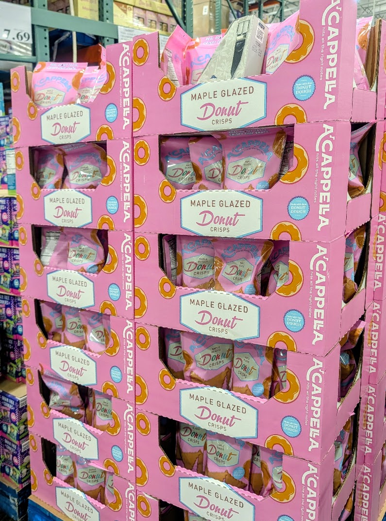 A’cappella Chocolate’s Maple Glazed Donut Crisps Now Available at 50 California Costco Warehouses