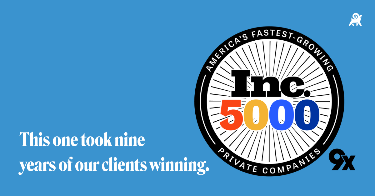 Rankings.io Named to Inc. 5000 for Ninth Consecutive Year