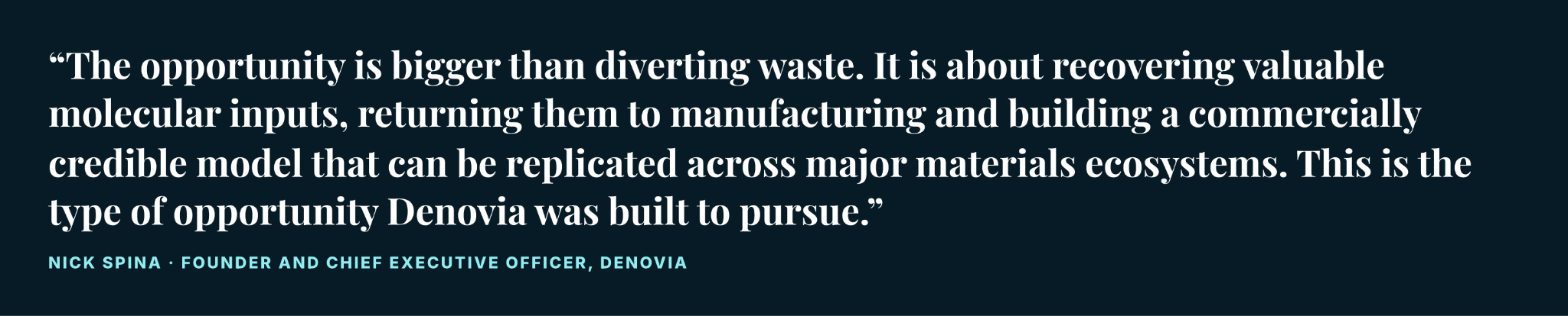 From Millions to Billions: Denovia Signs Strategic Framework for Global Industrial Scale
