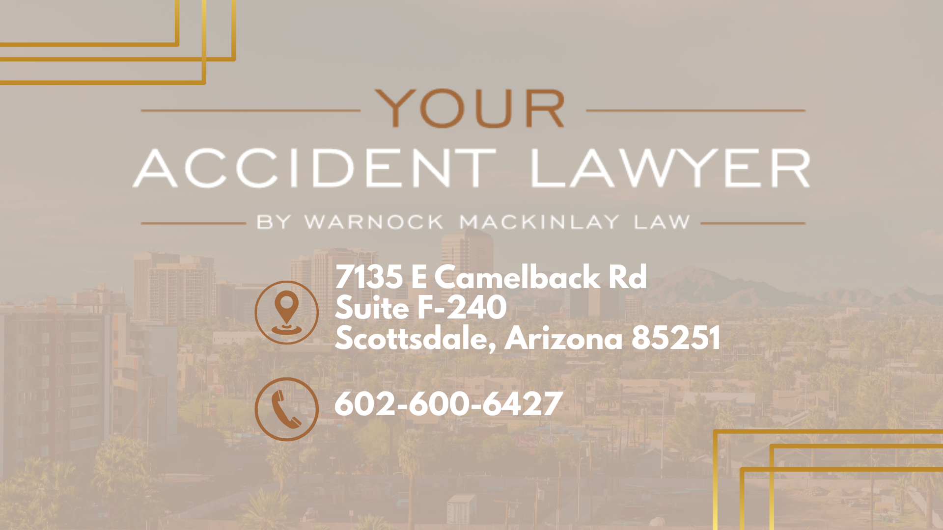 Warnock Mackinlay Law Expands Focus on Glendale Car Accident and Wrongful Death Claims in Chandler, Mesa, and Scottsdale