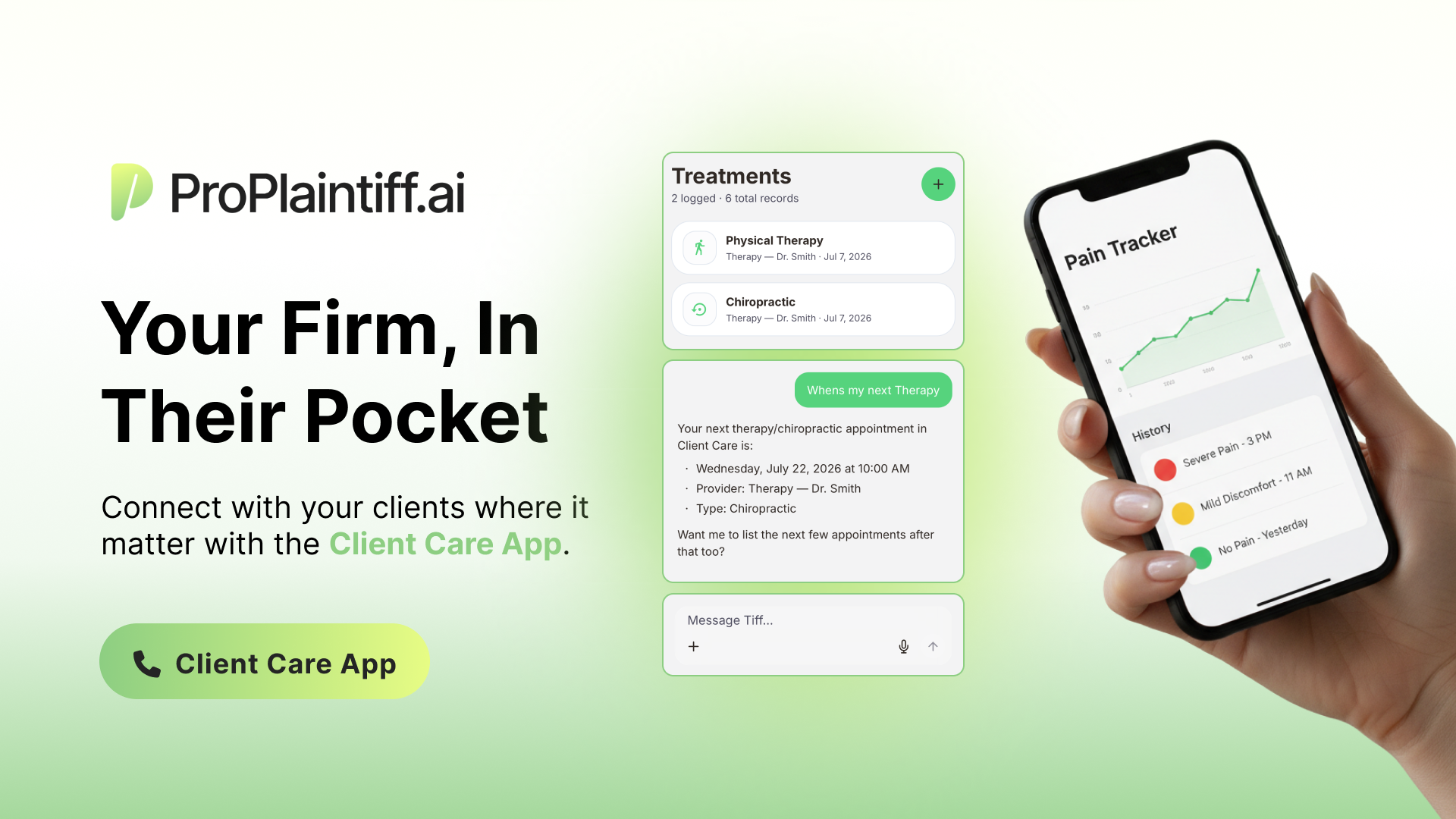 ProPlaintiff Launches Client Care App to Simplify Communication Between Personal Injury Firms and Their Clients