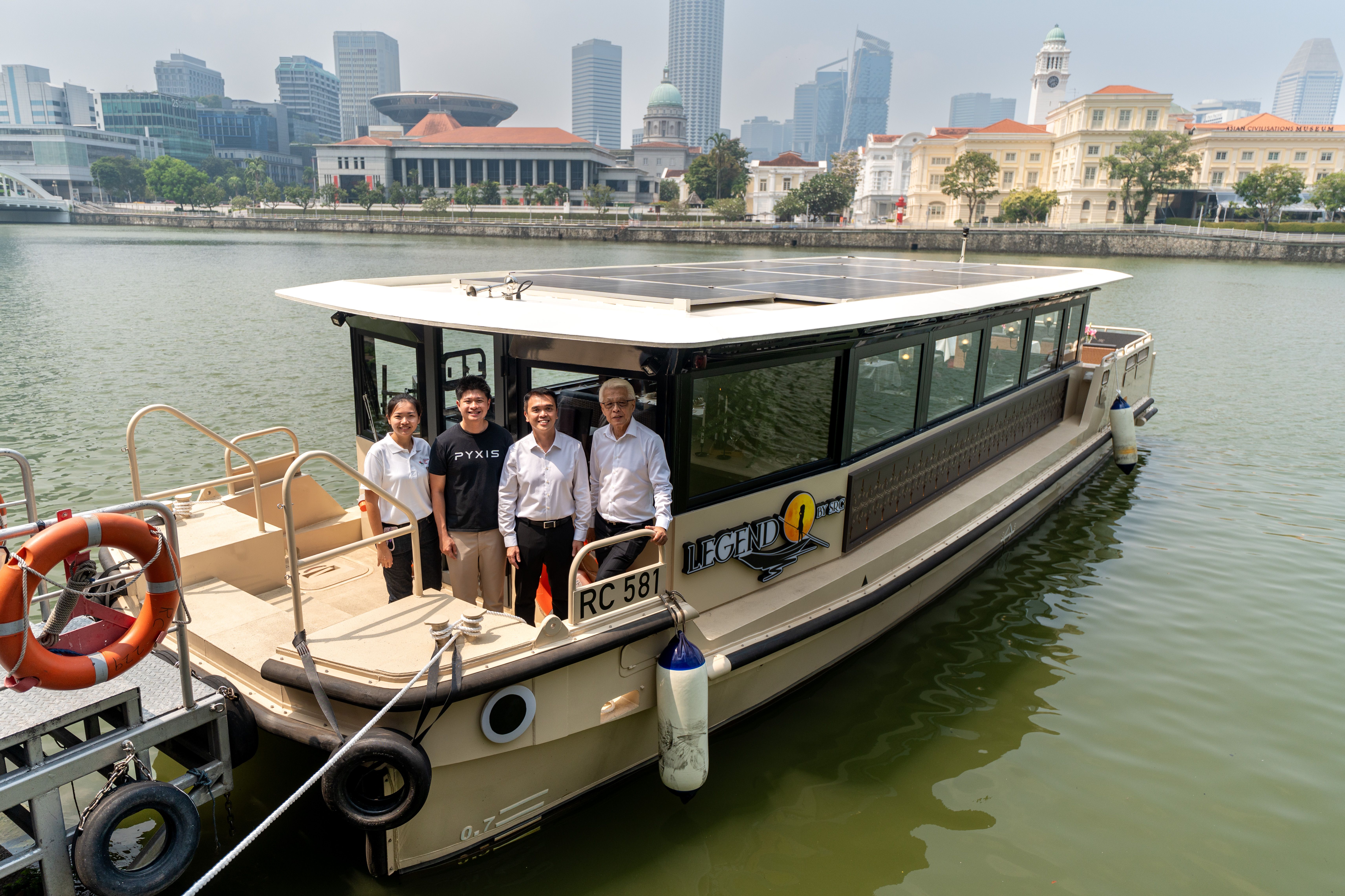 The Bumboat, Reimagined for Private Dining and Events: Pyxis Launches Solar-Assisted Pyxis L for Singapore River Cruise