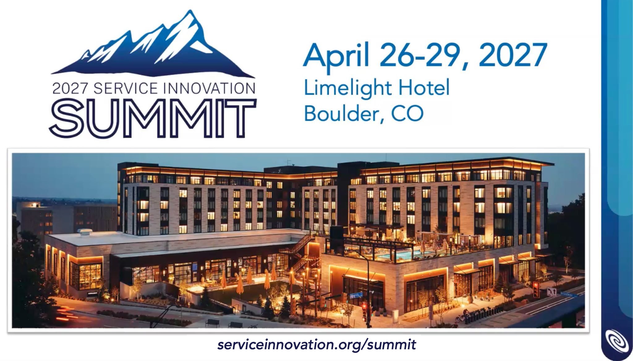 Service Innovation Summit 2027 Will Showcase Proven Approaches and Emerging Insights for Building Intelligent Organizations